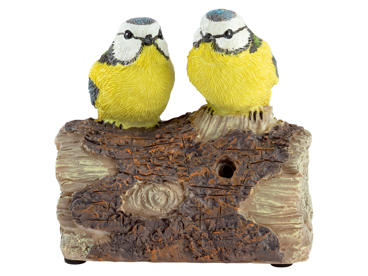 Livarno home Ptak ozdobny, z czujnikiem ruchu Niebieski/ żołty, 2 sztuki