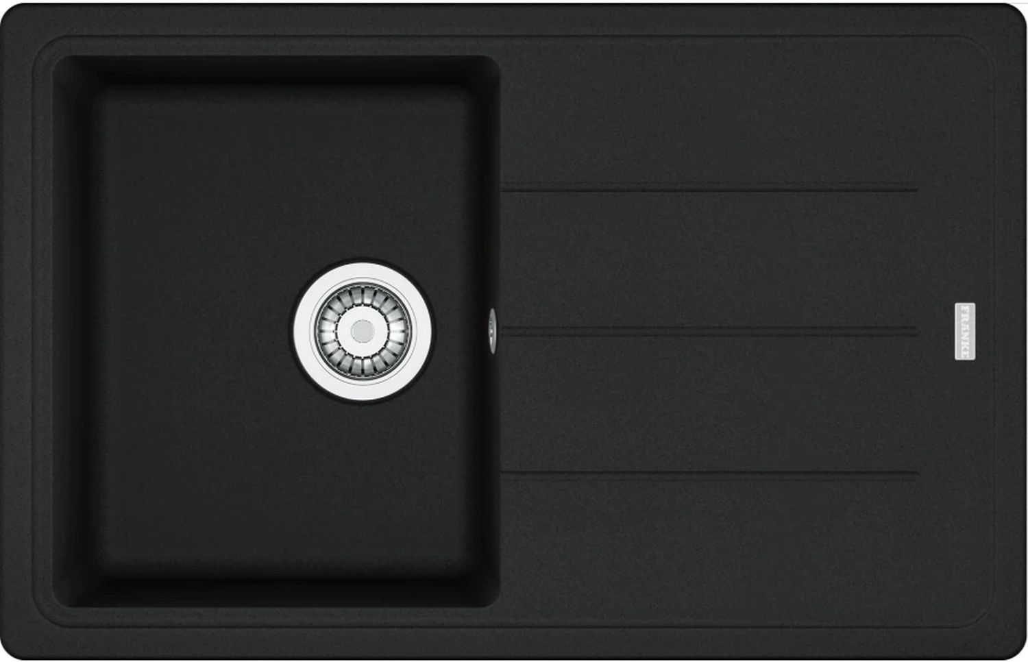 Darmowa Dostawa - Zlewozmywak granitowy 78x50 cm czarny Franke Basis 1140676298
