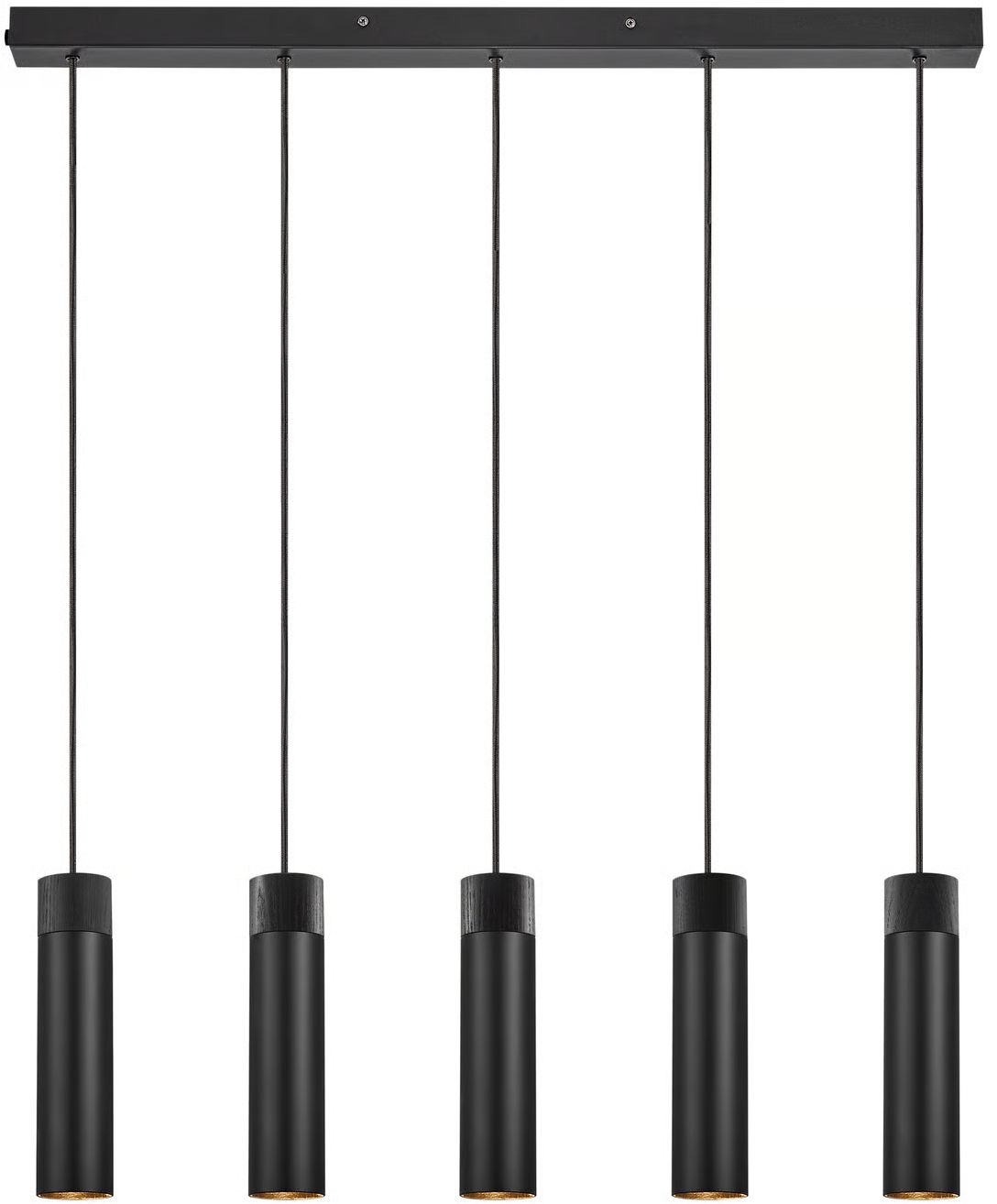 Darmowa Dostawa - Lampa wisząca 5x15 W czarna Nordlux Tilo 2410483003