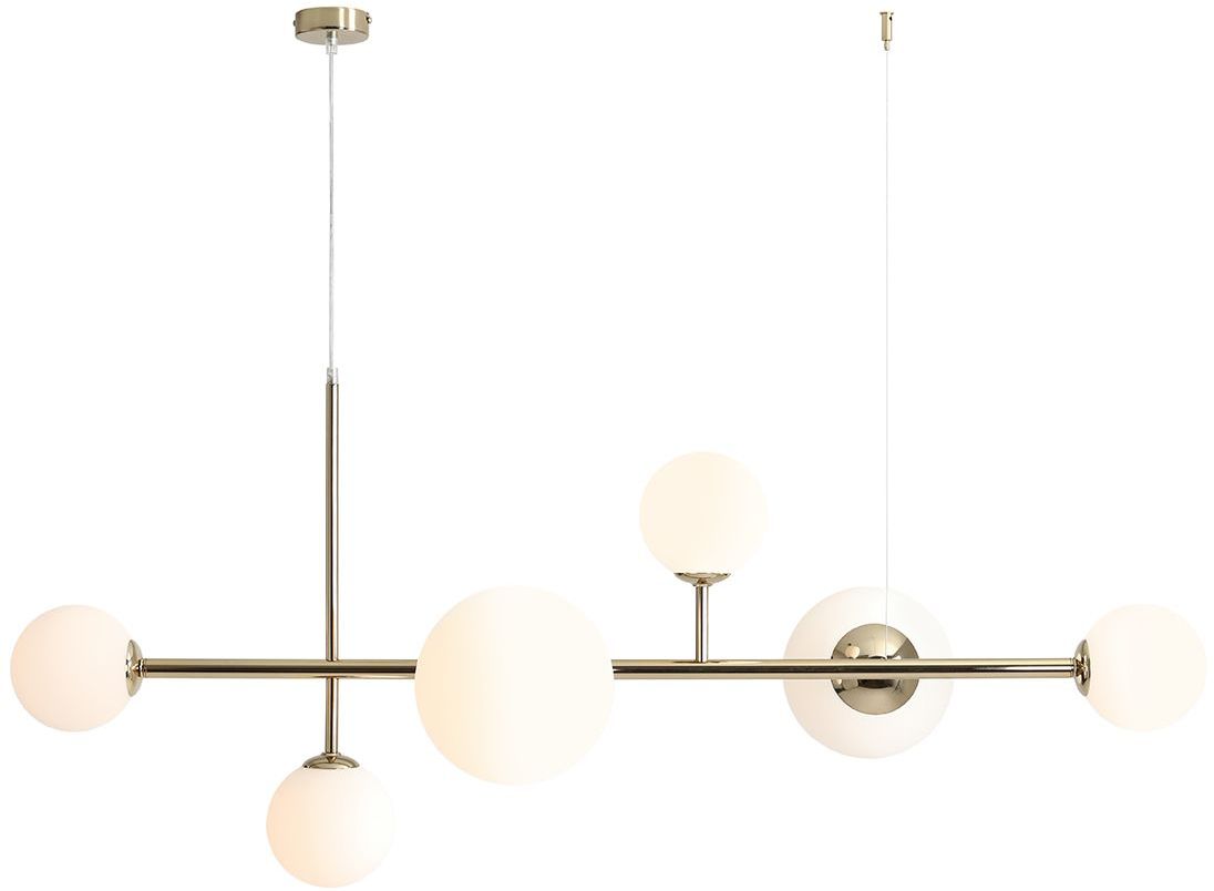 Darmowa Dostawa - Lampa wisząca 6x60 W złoty Aldex Dione 1092K30