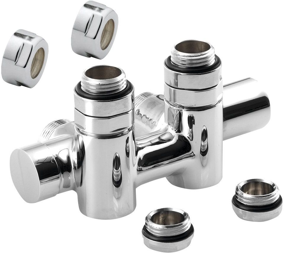 Darmowa Dostawa - Zestaw przyłączeniowy chrom Sapho Twin Combi CP461S