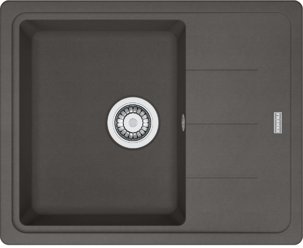 Darmowa Dostawa - Zlewozmywak granitowy 62x50 cm szary/grafitowy/onyx Franke Basis 1140716316