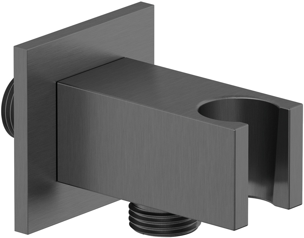 Darmowa Dostawa - Przyłącze kątowe z uchwytem czarny Kludi A-QA 65569N200