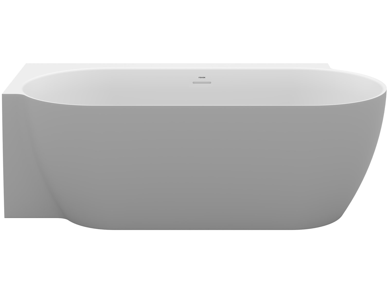 Darmowa Dostawa - Wanna narożna 175x86 cm owalna dwukolorowa Ravak Freedom Corner II Tec CC91500000