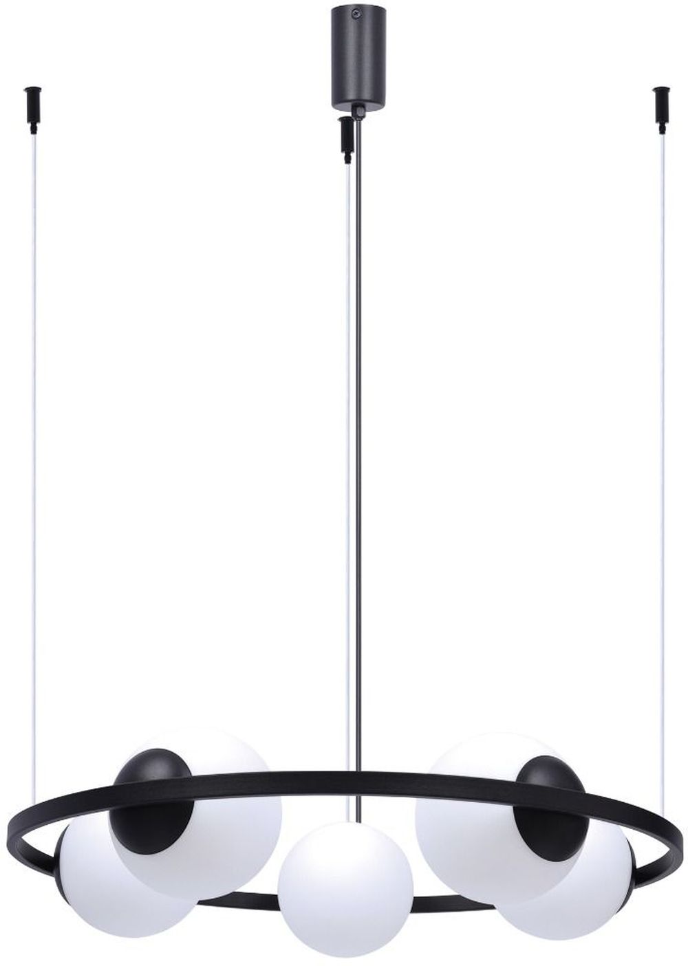 Darmowa Dostawa - Lampa wisząca 5x40 W czarna Zuma Line Orbit 5011