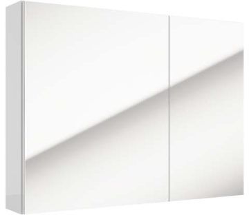 Darmowa Dostawa - Szafka 80x15x60 cm z lustrem biała Defra Salsa 242E08001