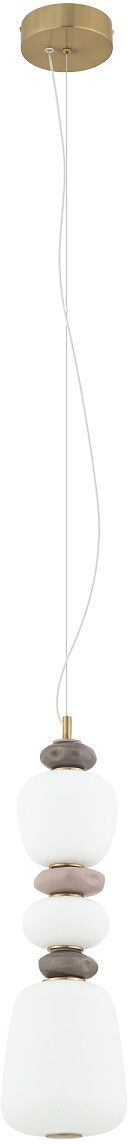 Darmowa Dostawa - Lampa wisząca 1x19 W szary/popielaty-brązowa Nowodvorski Lighting Ceramic 11701