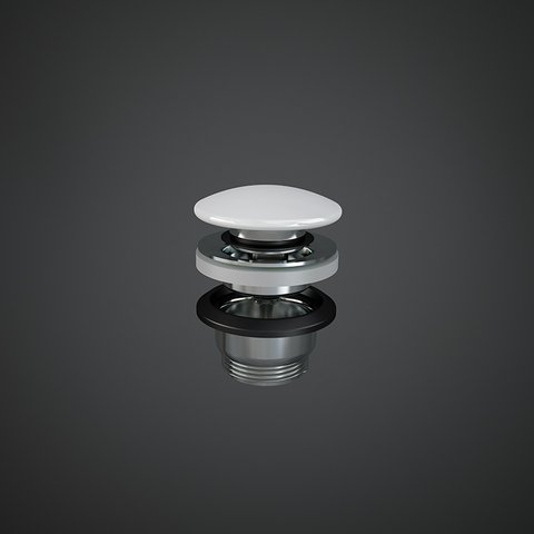 Darmowa Dostawa - Korek do umywalki biały Rak Ceramics Duo DUO000AWHA