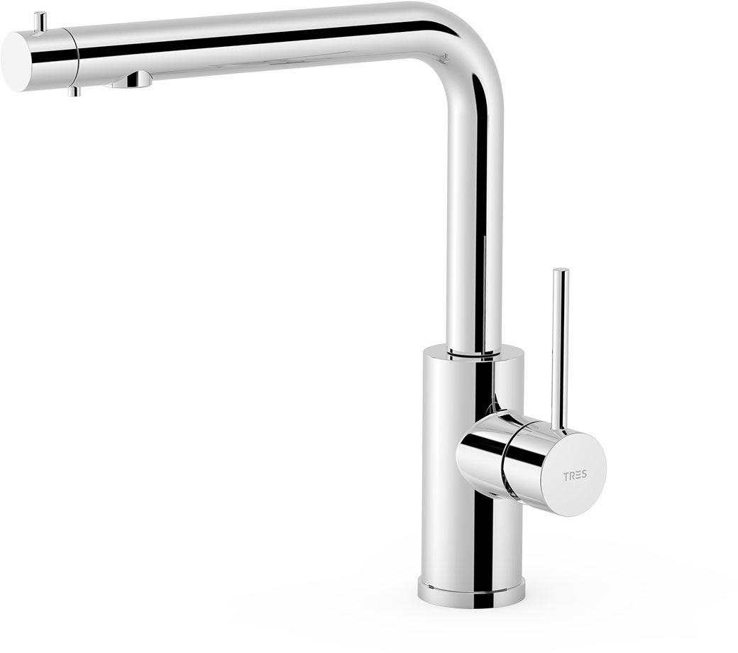 Darmowa Dostawa - Bateria do filtra wody stojąca chrom Tres Cocina 23045303