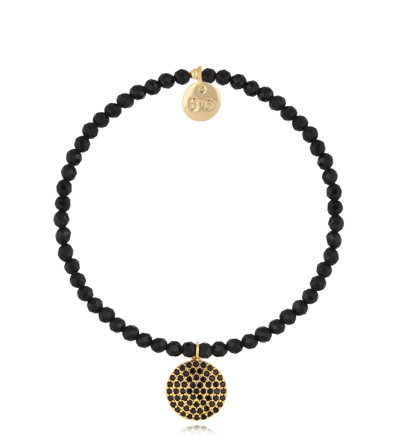 Bransoletka czarna z turmalinami Jaruun BTW2189