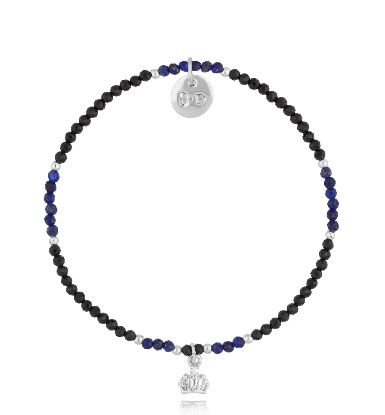 Bransoletka z turmalinami i koroną Cimarron BTW2290