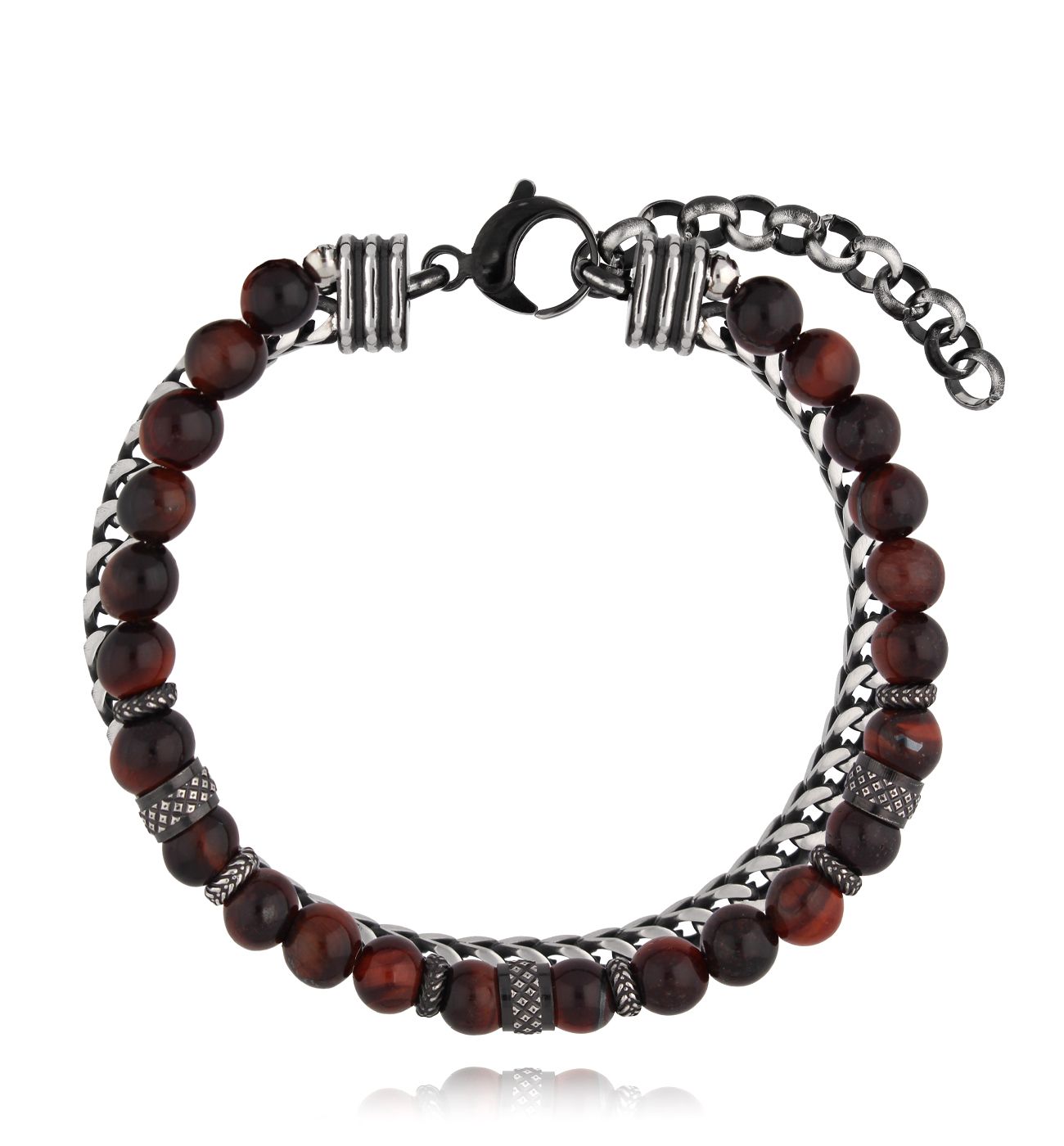 Bransoletka męska z bawolim okiem Gaut BMITC0504