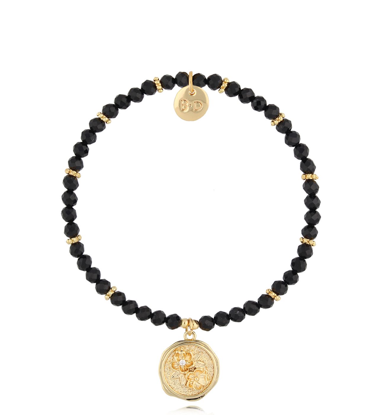 Bransoletka z turmalinami i zawieszką Clotilde BTW2246