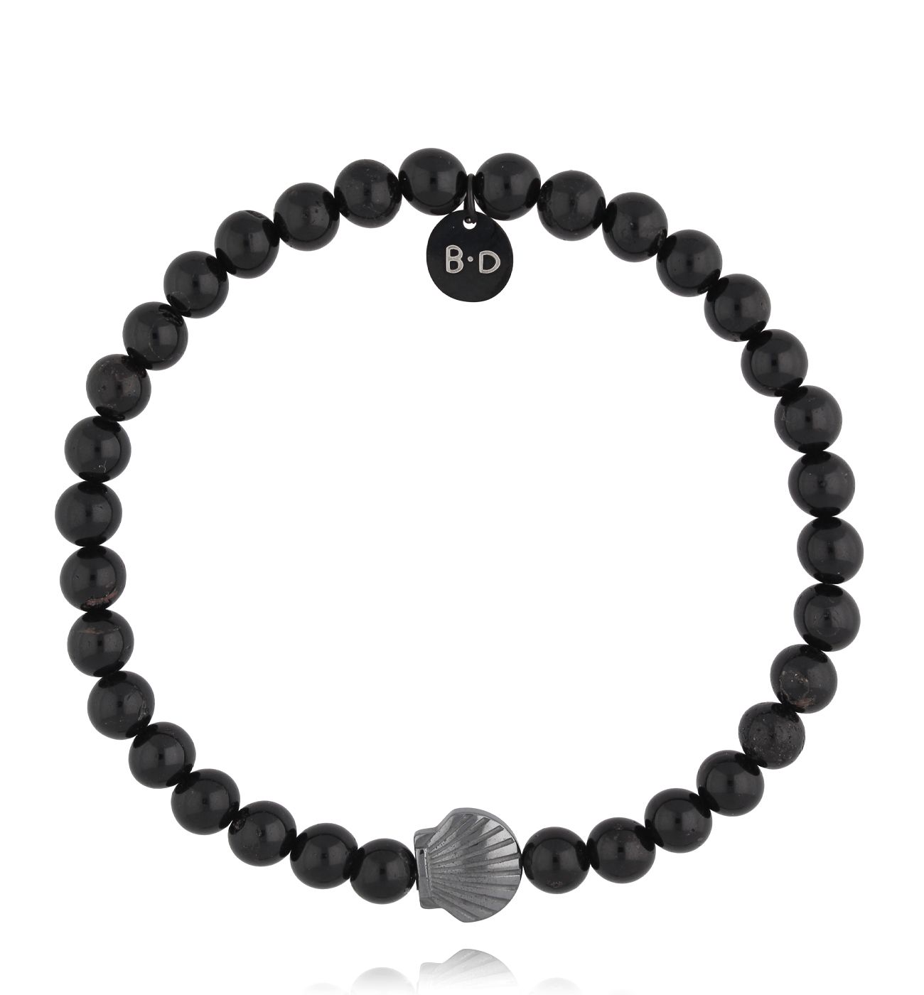 Bransoletka z turmalinami i hematytami BTW3280