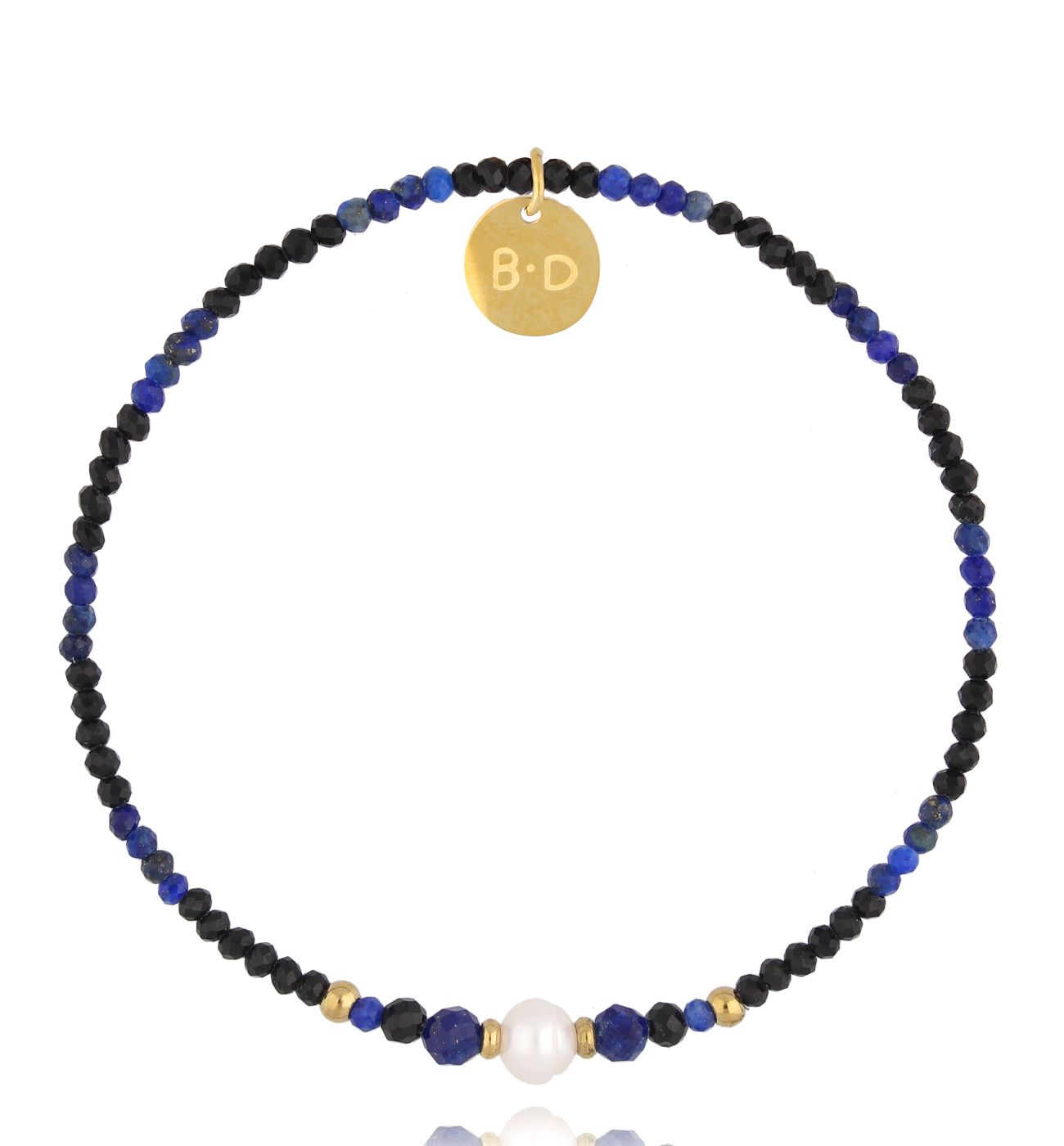 Bransoletka z lapisami i turmalinami BTW2968