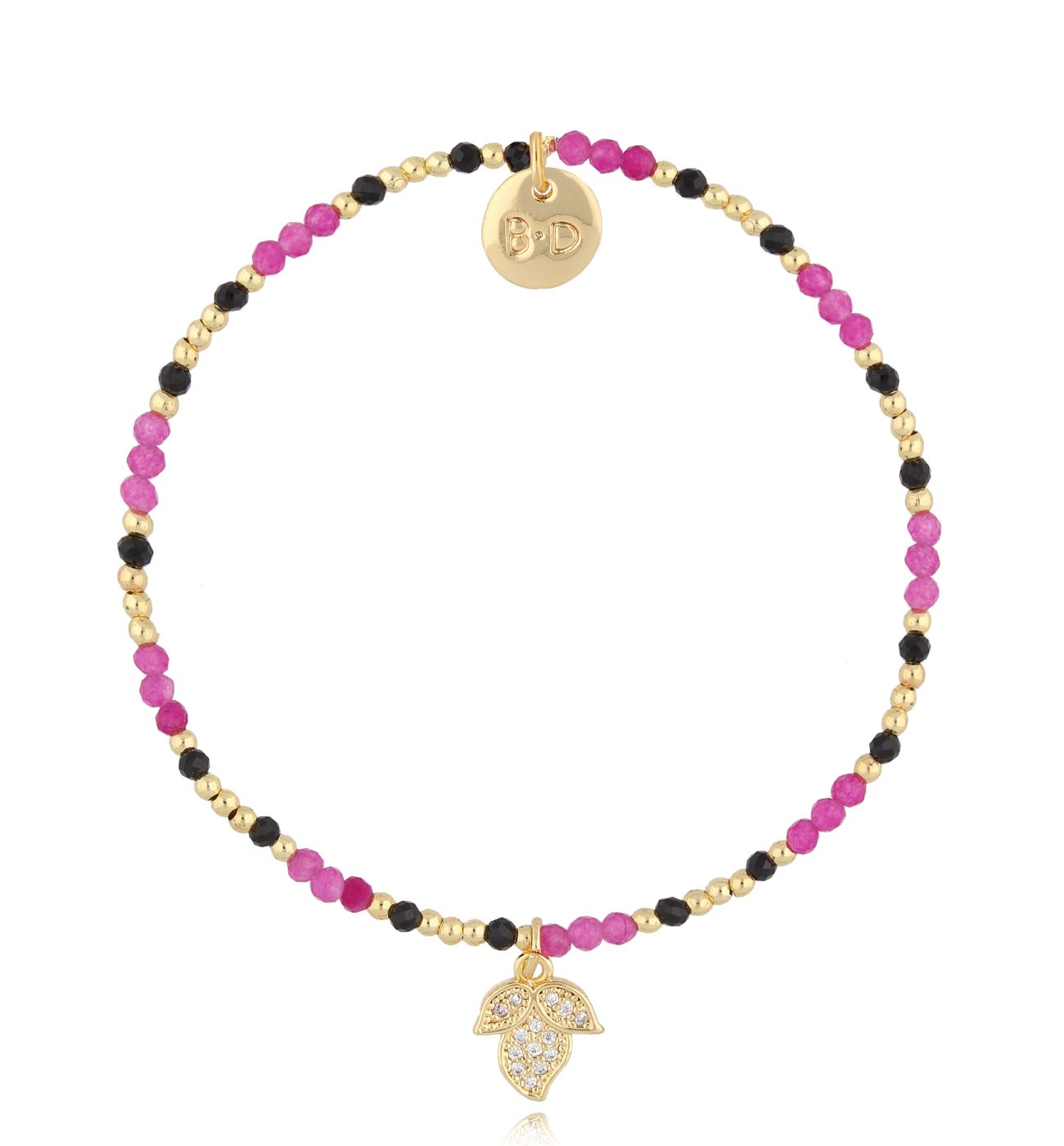 Bransoletka z jadeitami i turmalinami - By Dziubeka