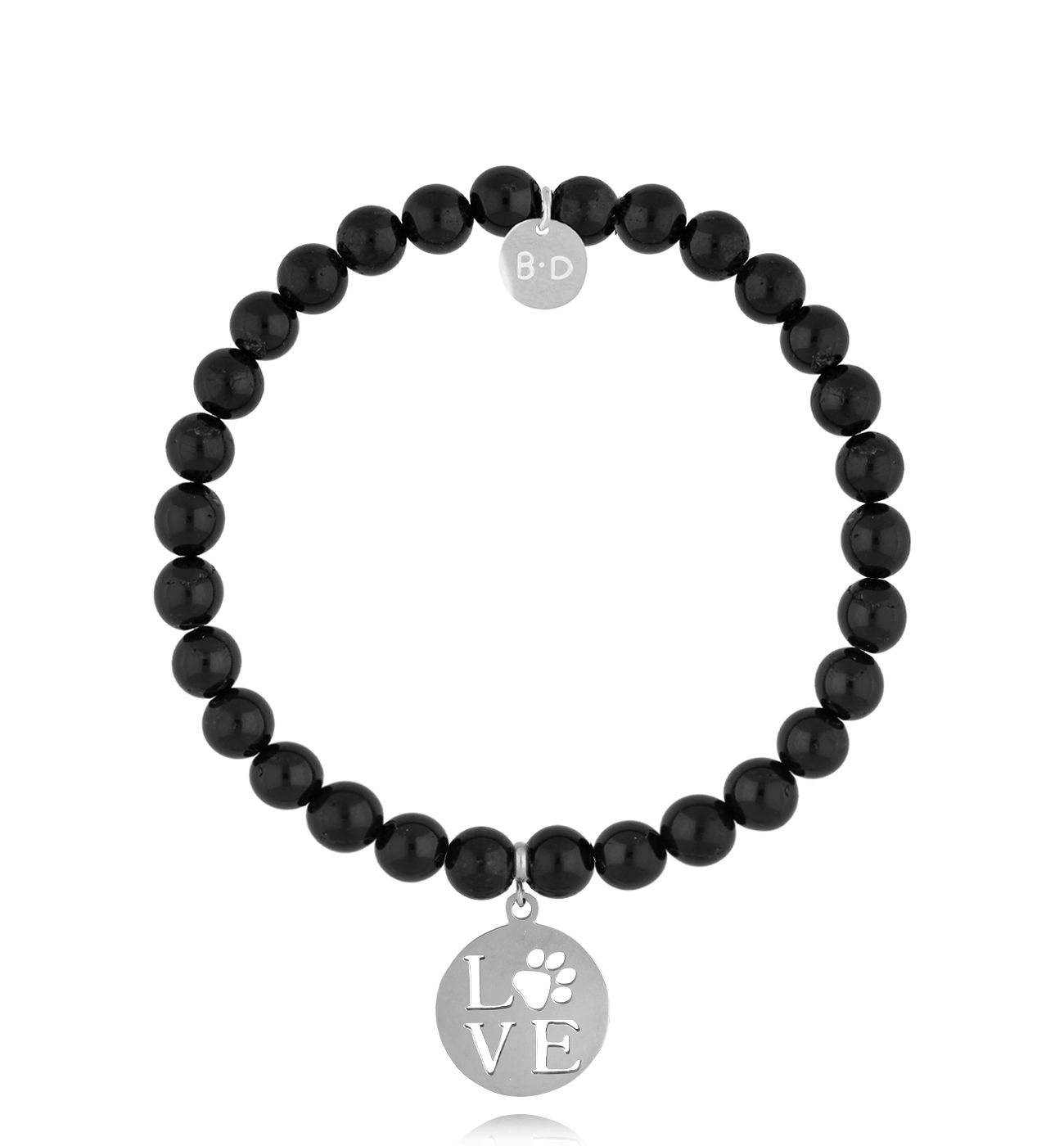 Bransoletka czarna z turmalinami Astrid BTW2405