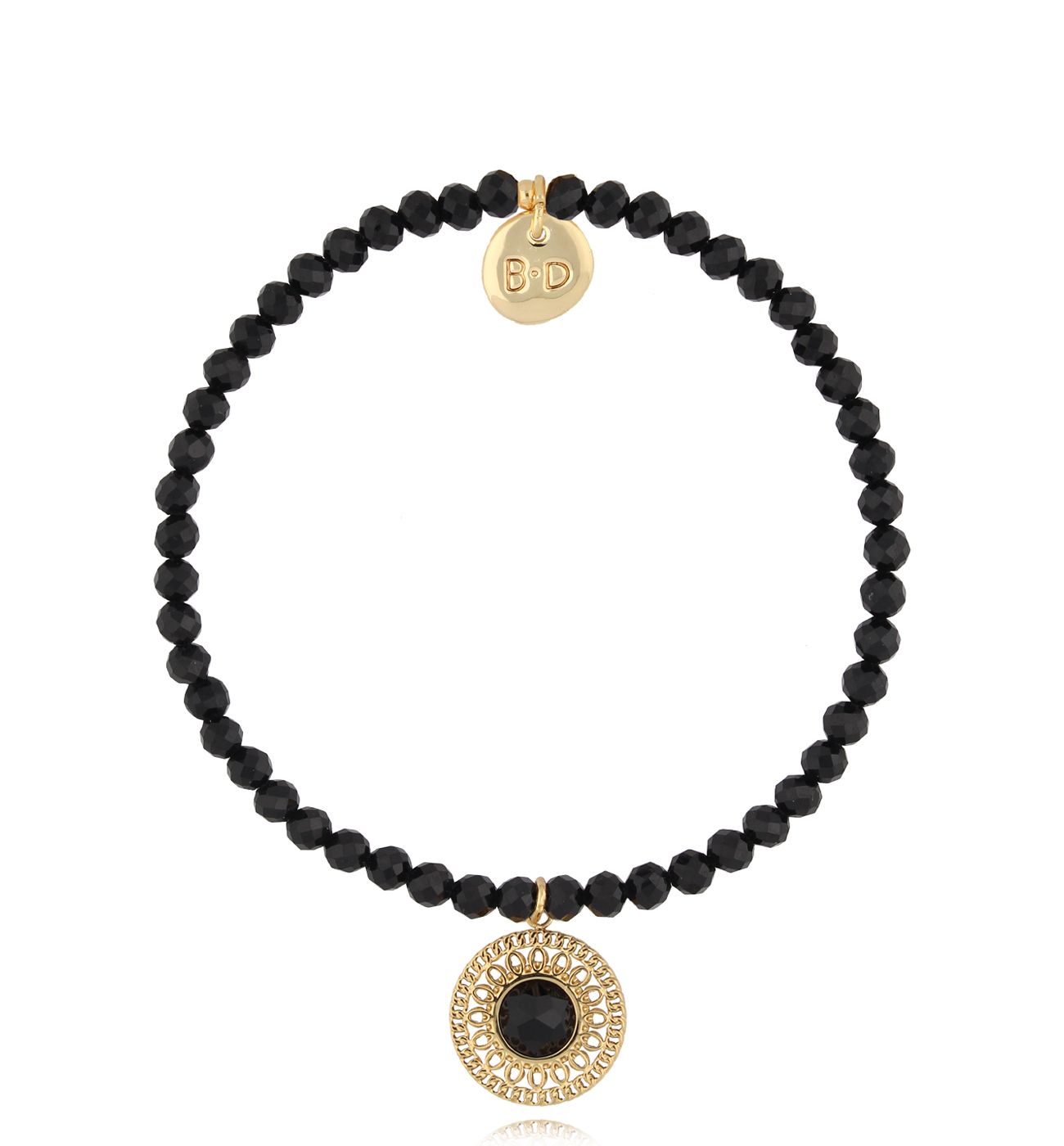 Bransoletka z turmalinami i zawieszką Vermont BTW1683