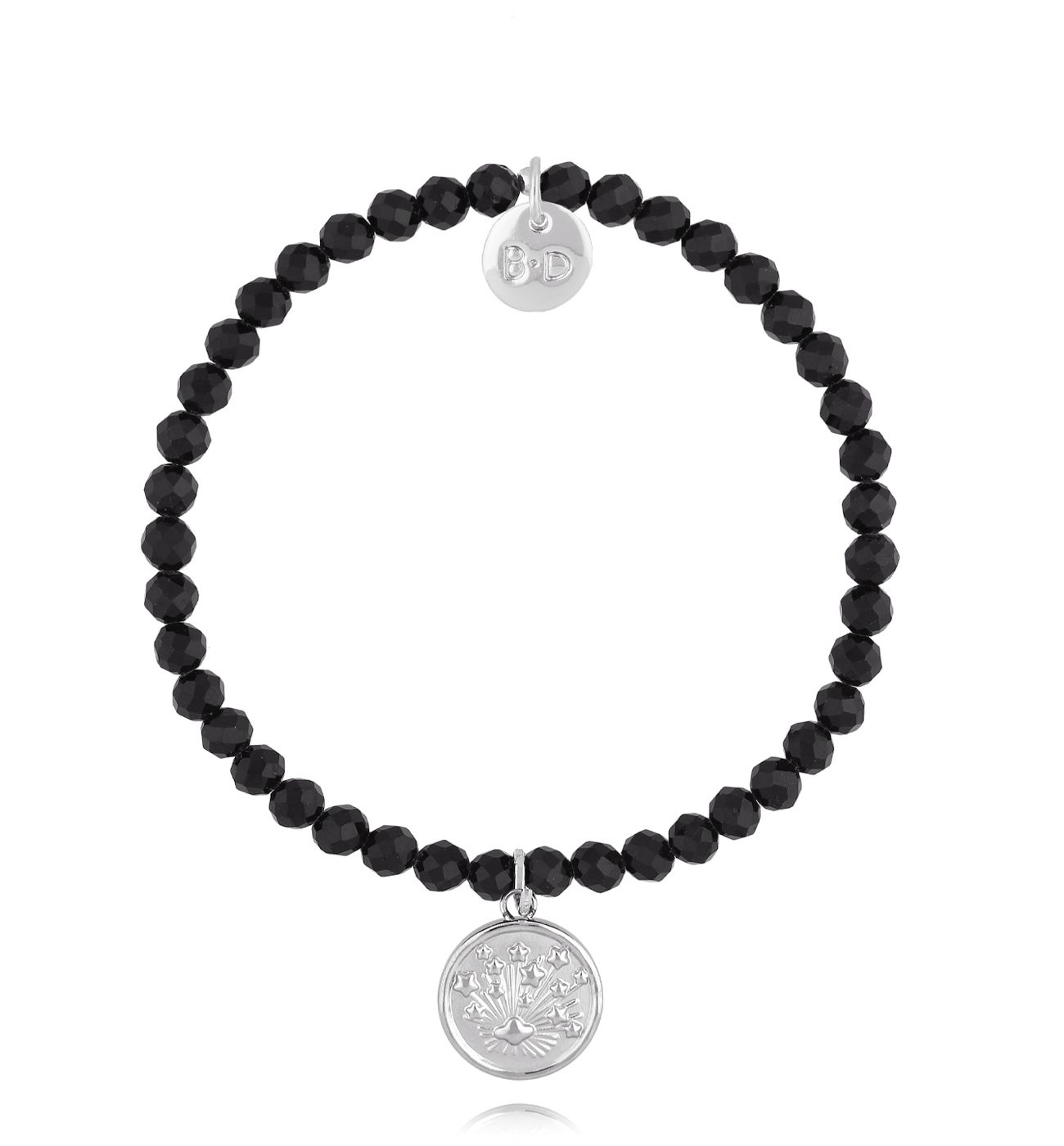 Bransoletka z czarnymi turmalinami BTW3139