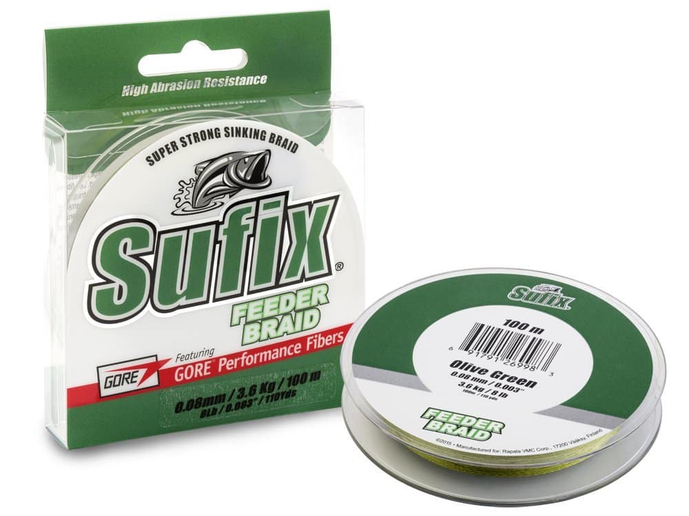 Sufix Plecionka Feeder Braid Green 0,06mm 150m