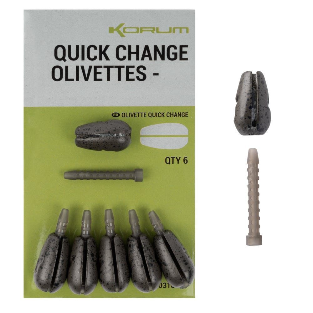 Korum Ciężarki Quick Change Olivettes - 6g