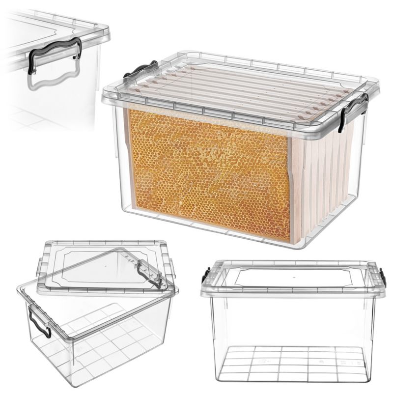 Pojemnik KADAX Prostokątny Na Żywność Plaster Miodu Ramki Wielkopolskie 40 L 1szt.