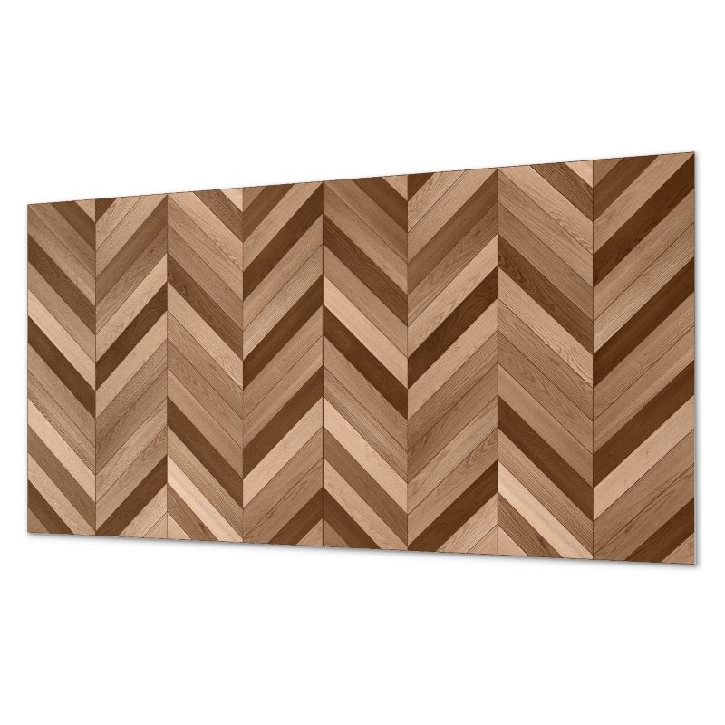 Paczka Kafelków Winylowych PCV ArtPrintCave 40x20 cm Wzór w jodełkę z drewna 10 szt.