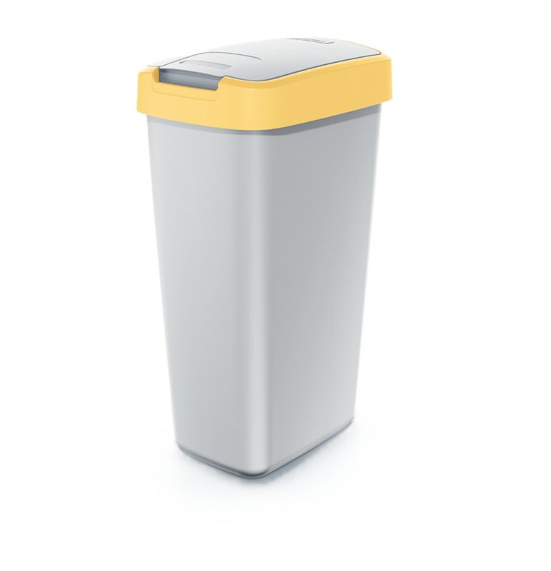 Kosz na śmieci 12 L Prosperplast Compacta Q kolor szary 1szt