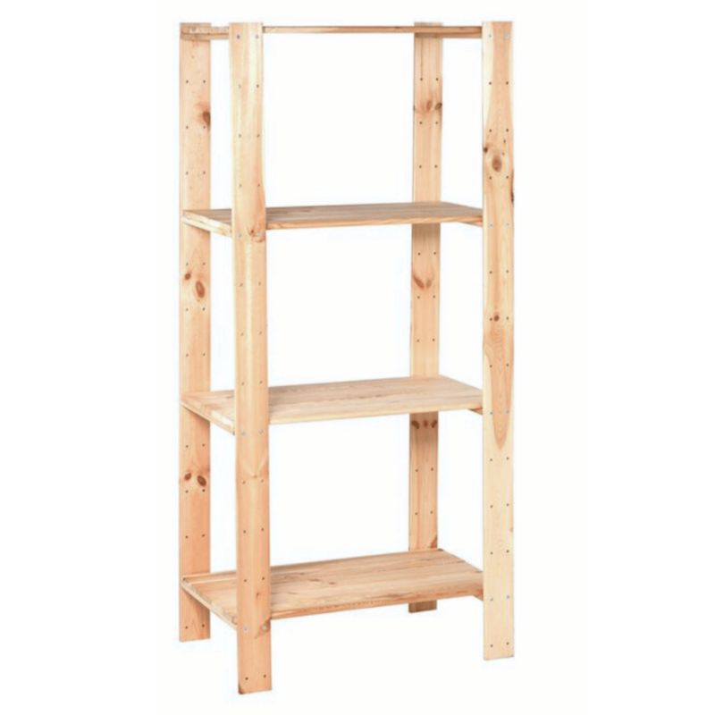 Regał drewniany MODO24 174x80x49 cm do książek i zabawek 150 kg na 1 półkę eko 1 szt.