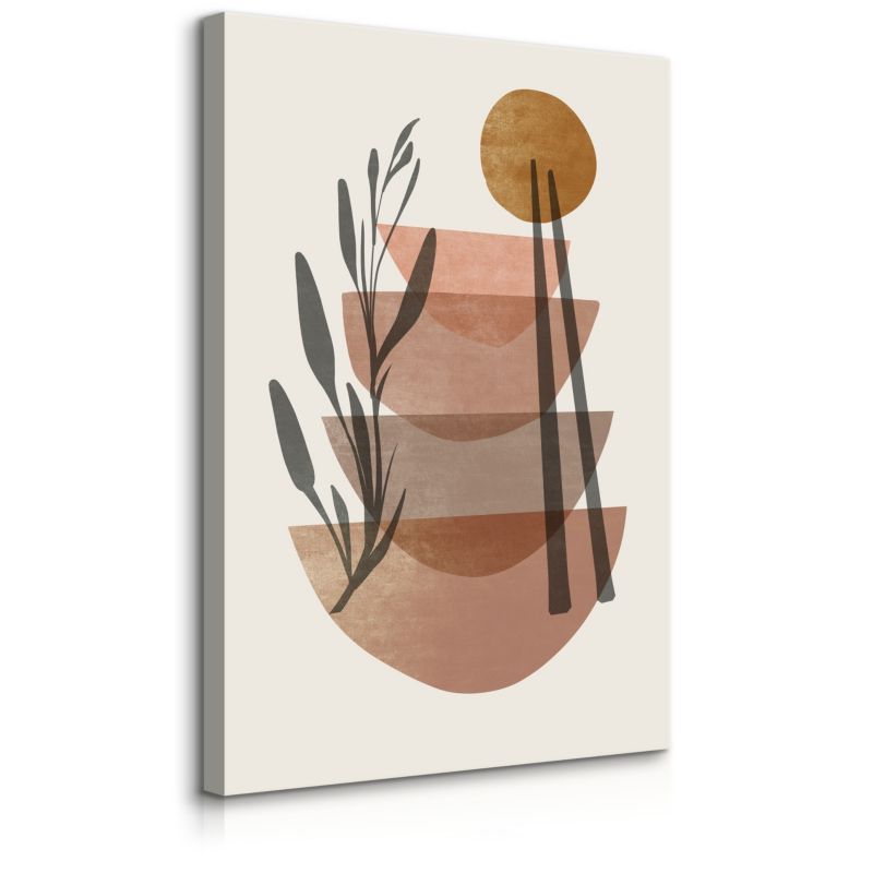 Obraz Muralo Na Ścianę Akwarele Styl Boho Natura Abstrakcja 60x90 cm 1 szt.