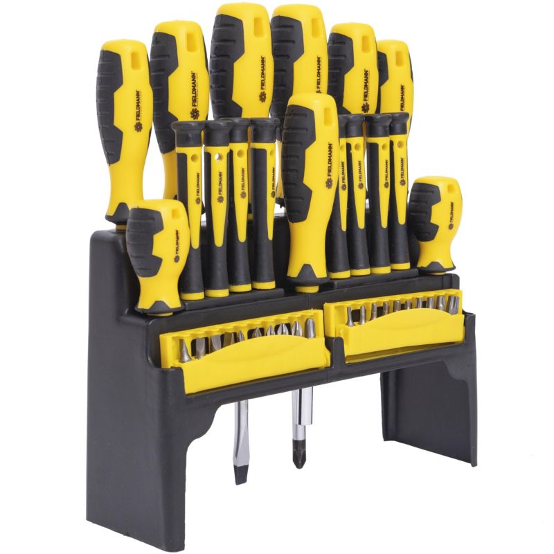 Wkrętaki Fieldmann FDS 5006-37R Wymienne Bity Zestaw 37 Elementów Imbusy Torxy Śrubokręty 1szt