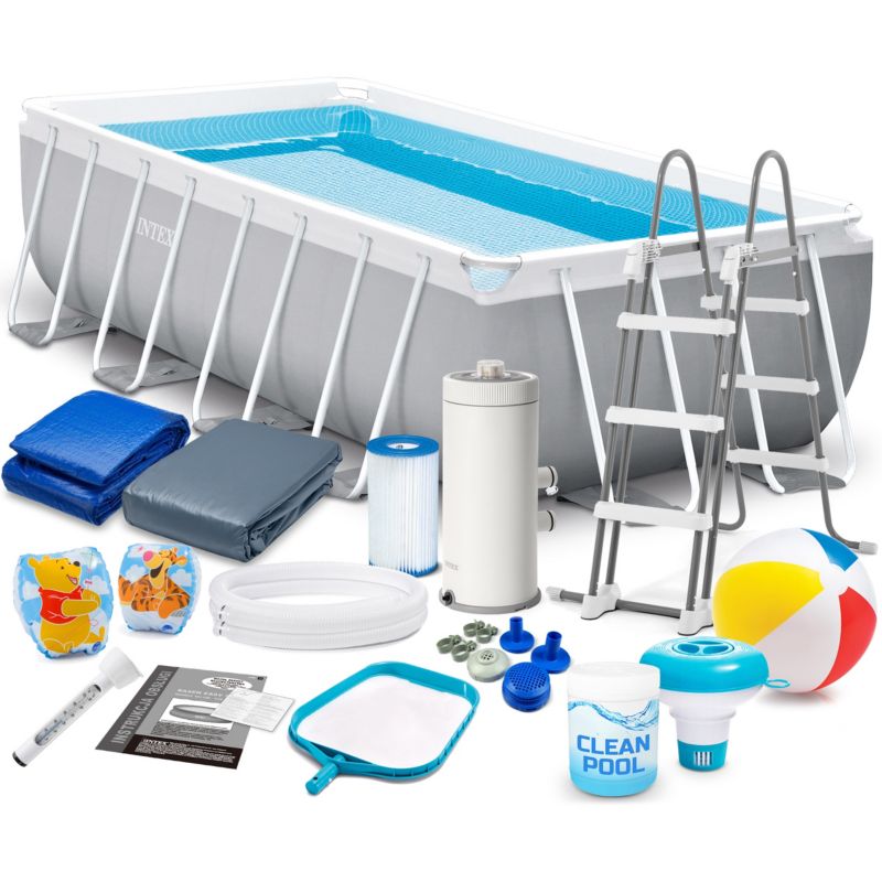 Basen ogrodowy Intex stelażowy z pompa 488x244cm 26792-17W1 1szt.