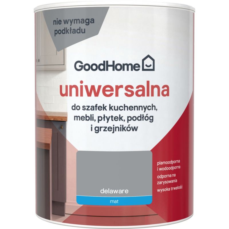 Farba uniwersalna GoodHome Reno delaware mat 0,75 l