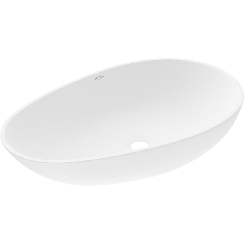 Umywalka nablatowa Mexen Nora biała 60x36 cm 1 szt.