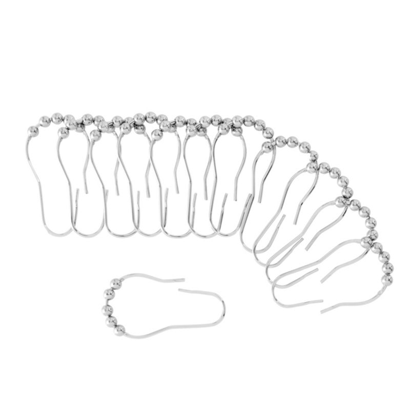 Kółeczka do zasłony prysznicowej Nira metal