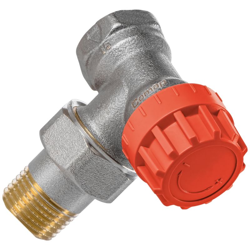 Zawór Comap termostatyczny kątowy 12.7 mm z nastawą wstępną M28 1 szt.