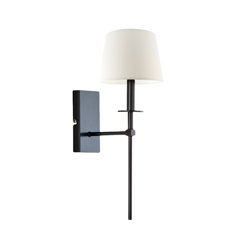 Kinkiet Volta Light Factory Loon Czarny/Bialy Abażur 1xE27 1szt.