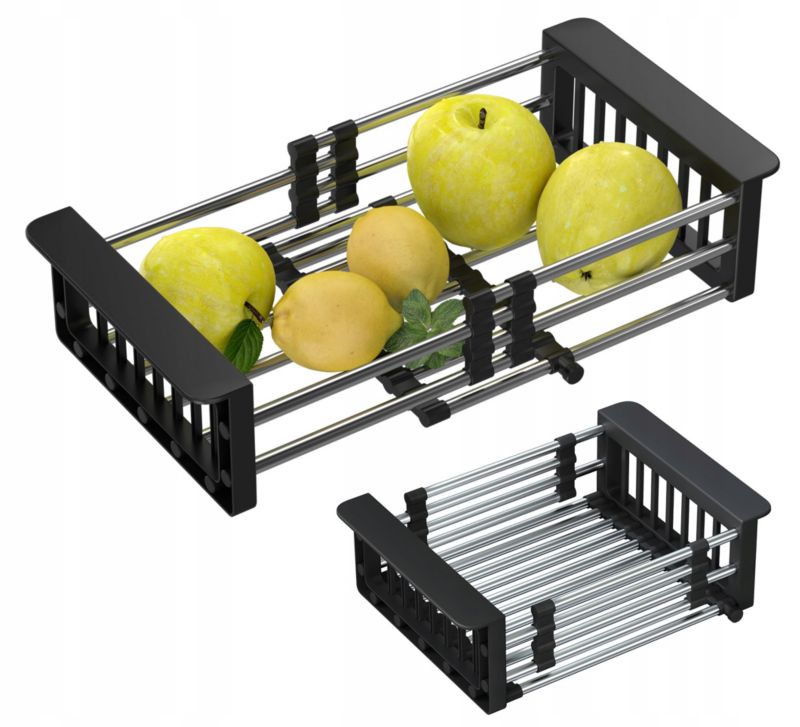 Ociekarka Teleskopowa Granitan do zlewu kuchennego