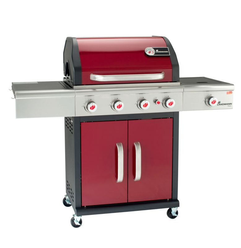 Grill gazowy TRITON 4.1 PTS, bordo 12961
