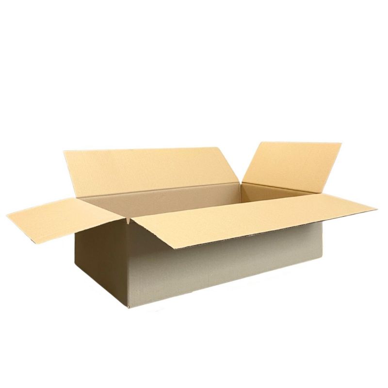 Karton klapowy TECH-PLAST 640x380x190 mm- regulowany o zmiennej wysokości: 190/80 mm, 3-w.- 25 szt.