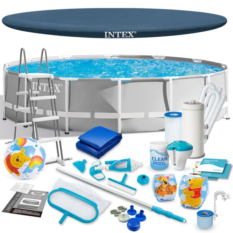 Basen ogrodowy Intex stelażowy okrągły 457x122 zestaw 26726 1szt.
