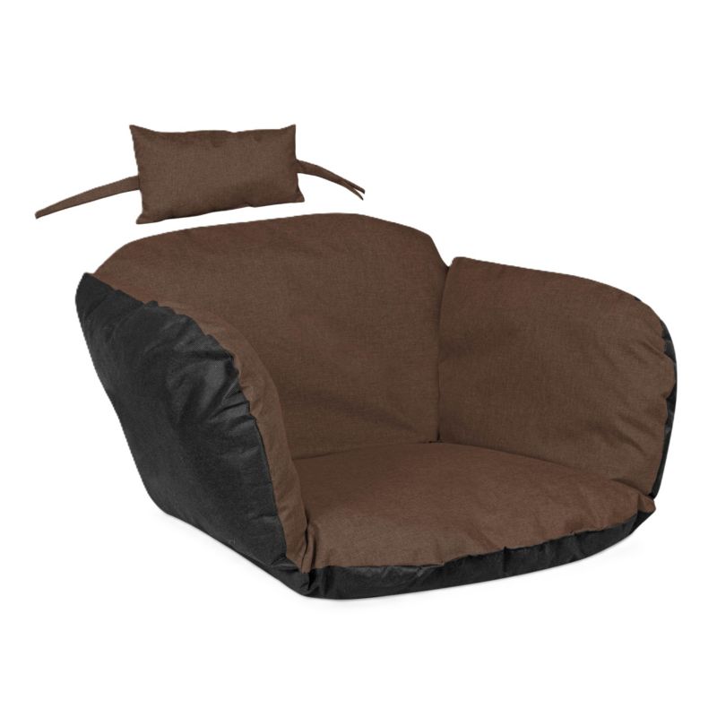 Poduszka na bocianie gniazdo Aio Factory 112x113 cm brązowa 1szt