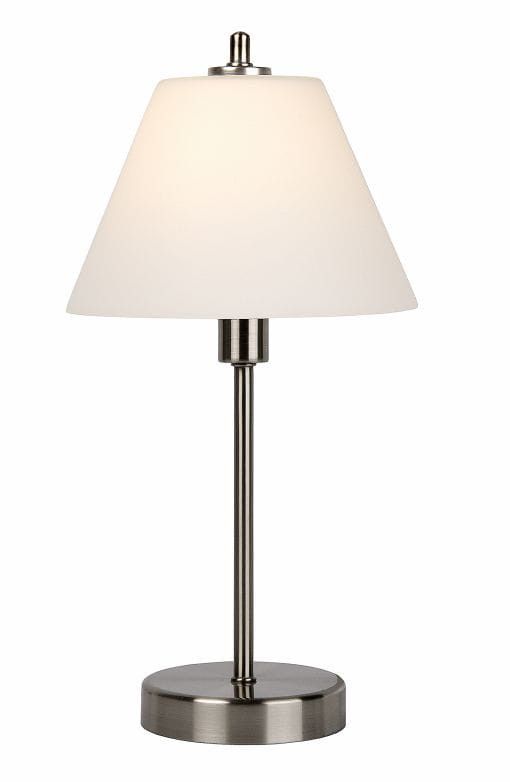 Lampka stołowa Lucide Touch srebrno-biała 1 x E14 x 60W IP20 wym: 42 x 22 x 22 cm metal - 1 szt.