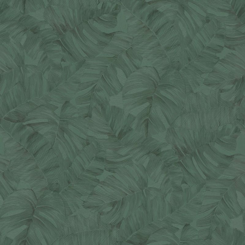 Tapeta winylowa na flizyelinie green textured leaves