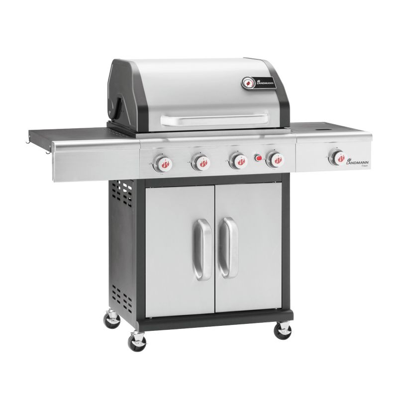 Grill gazowy - węglowy LANDMANN TRITON maxX PTS 4.1 INOX