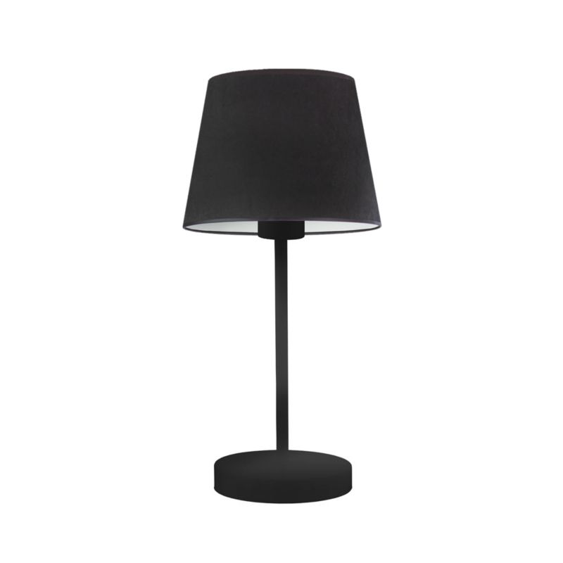 Lampka Nocna Volta Light Factory Blues Abażur Czarny 1xE27 1szt.