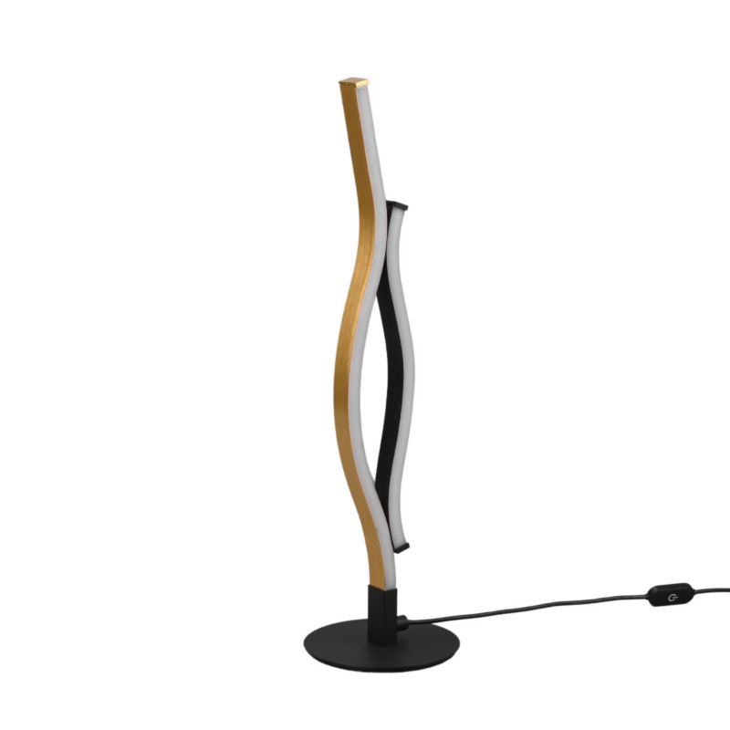 Lampka stołowa Trio Blaze złoto-czarna LED 8W 2700K-6400K 900lm IP20 wym: 48 x 13.5 x 13.5 cm metal - 1 szt.