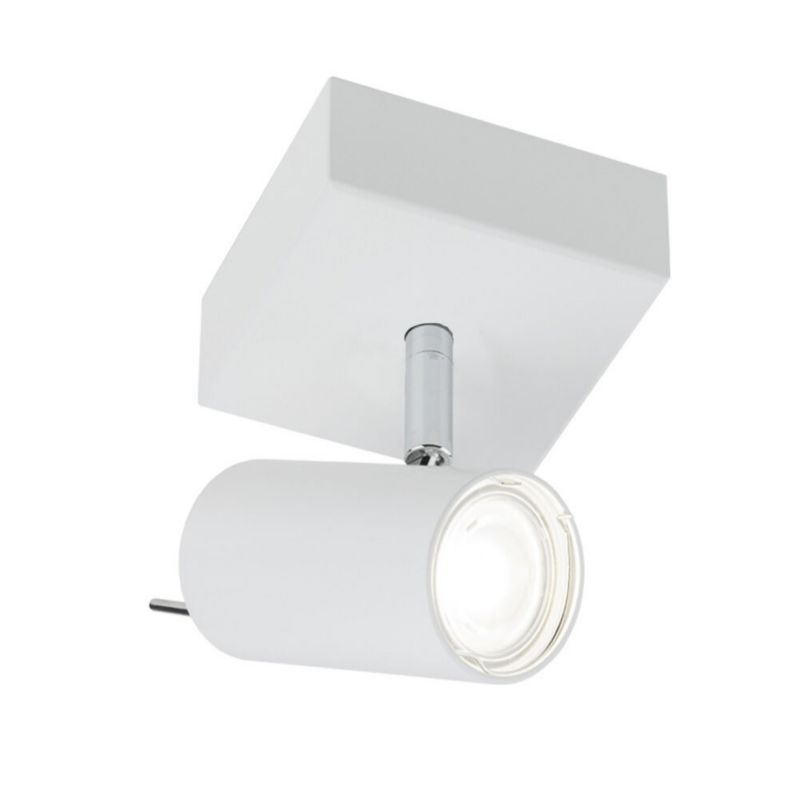 Lampa sufitowa Shilo Fussa biała 1 x GU10 x 10W wym: 15 x 14 x 10 cm - 1 szt.