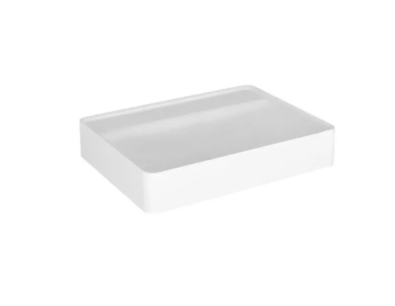 Umywalka wpuszczana KROFAM VIBE 60 cm biały mat kwarcowa bez otworu na baterię 1 szt.