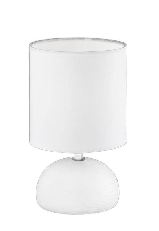 Lampka stołowa RL Luci biała 1 x E14 x 40W IP20 wym: 23 x 14 x 14 cm tkanina - 1 szt.